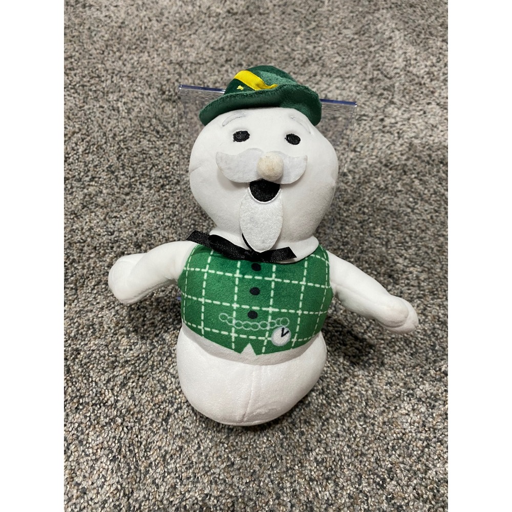 Rudolph Red-Nosed Reindeer Sam the Snowman Plush Stuffed Animal Green Vest